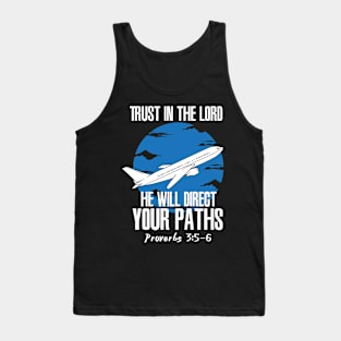 CHRISTIAN PILOT: Trust In The Lord Tank Top